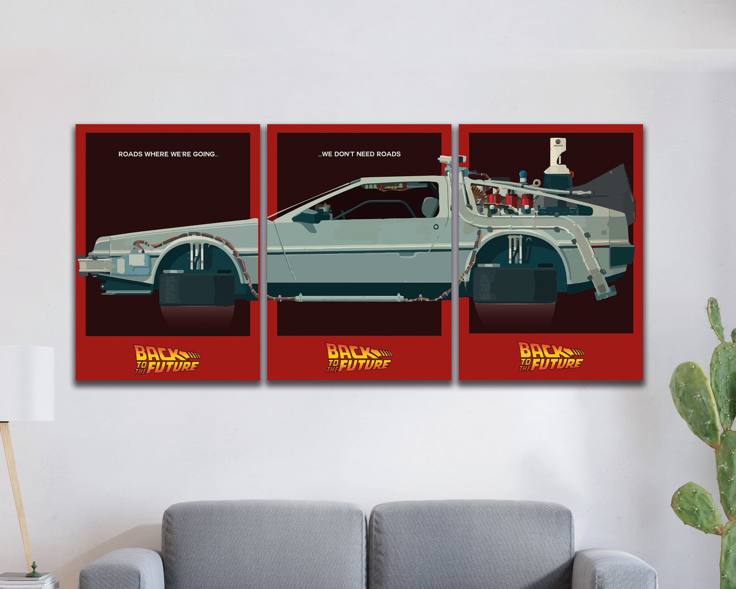 Colección Delorean x 3 Retablos