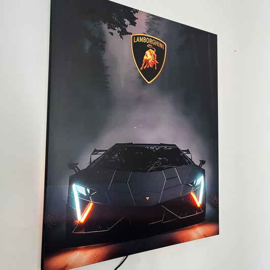 Cuadro Neón Lamborghini